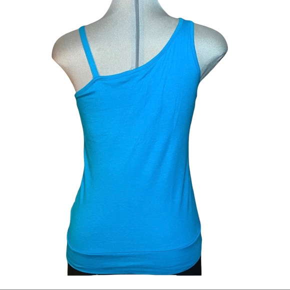 JUSTICE Girl  Blue   Embellished  Silver Sequin Top Size 14 - Picture 5 of 11